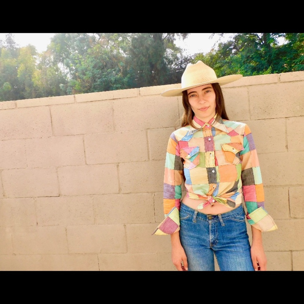 Medium Indian Madras Blouse // seen on ‘And Just Like That’ 📸 @fenixvintage